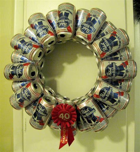 beer can wreath|recycled beer can wreath.